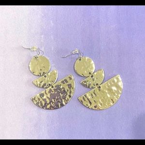 Silver Geometric Earrings